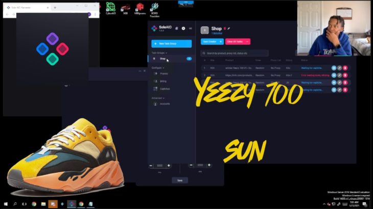 Yeezy 700 Sun Live Cop | Road to $5k | SoleAIO