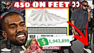 ADIDAS YEEZY 450 CLOUD WHITE ON FEET,PRICE & RELEASE DATE STOCKX