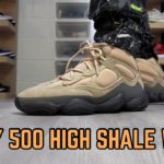 ADIDAS YEEZY 500 HIGH SHALE WARM ON FEET REVIEW! SHALE WARM OR MIST SLATE? ( ONLINE ONLY )