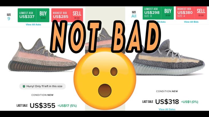 Adidas YEEZY 350 V2 ASH BLUE AND STONE RESELL UPDATE!