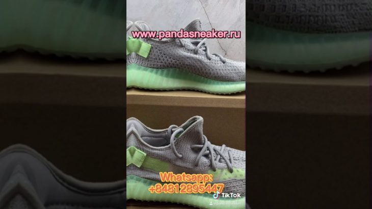 Adidas Yeezy 350 Boost V2 Grey Glow Volt Green EG5560 #adidas #sneakerwatch #pfy #pandasneaker
