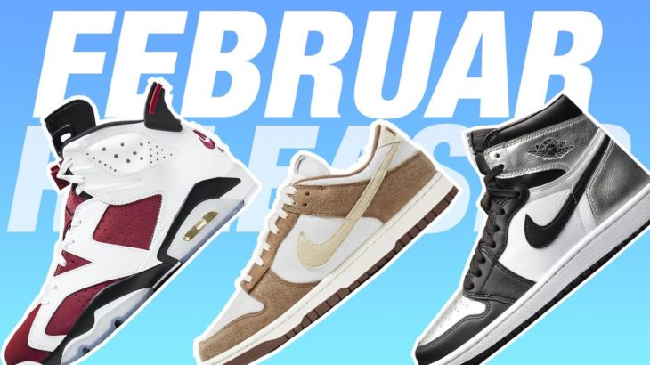 Jordan 1 Silver Toe – Dunk Low Curry – Yeezy 350 V2 – Sneaker im Februar!