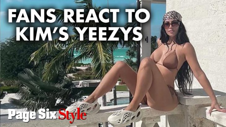 Kim Kardashian sends a message in Yeezys and a bikini amid Kanye split | Page Six Celebrity News