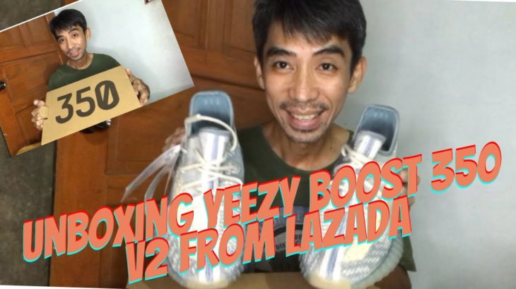 My first unboxing | Yeezy Boost 350 v2 from Lazada | Ardel Briones