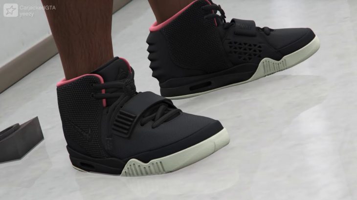 NIKE AIR YEEZY 2  SOLAR RED | GRAND THEFT AUTO 5 #MODS