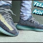 YEEZY 350 ASH BLUE ON FEET/REVIEW