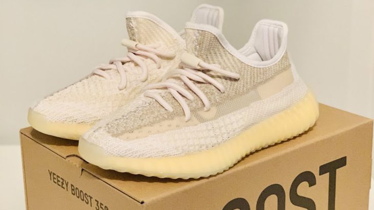 YEEZY Boost 350 V2 Sneakers By Adidas Unboxing Color Natural