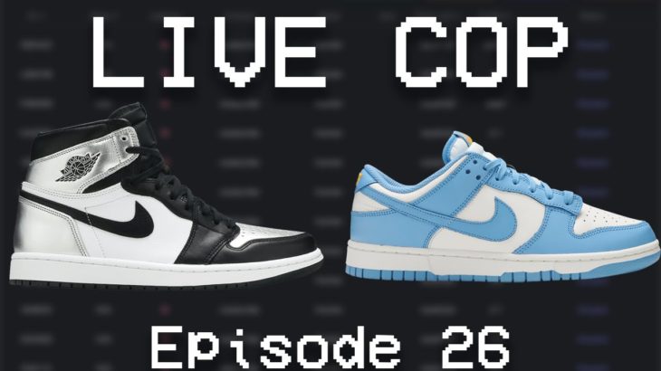 AJ1 Silver Toe, Nike Dunks, Yeezy Ash Blue – LIVE COP EP 26