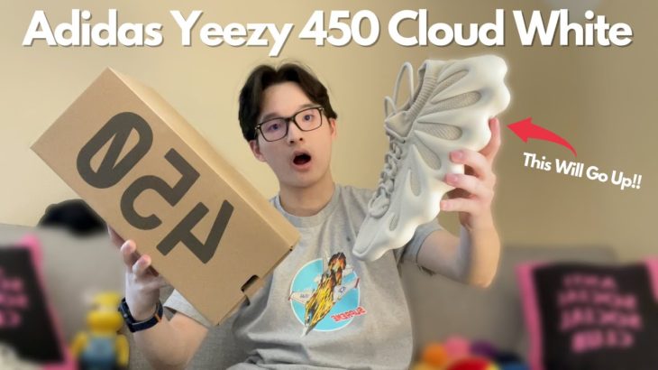 Adidas Yeezy 450 Cloud White Unboxing & Review & On Feet + Resell Prediction (These Will Go UP!!)