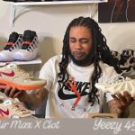 Adidas Yeezy 450 Cloud White unboxing review. Nike Air Max x Clot early review unboxing