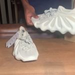 Adidas Yeezy 450 Cloud white unboxing first look English