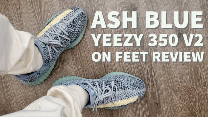 Adidas Yeezy Boost 350 v2 Ash Blue On Feet Review (GY7657) #Yeezy350