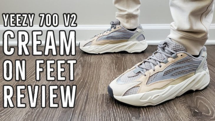 Adidas Yeezy Boost 700 v2 Cream On Feet Review (GY7924)