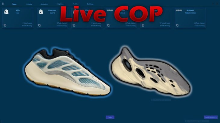 Balkobot Adidas Yeezy v3 700 Kyanite x Adidas Yeezy Foam Rnnr MXT Moon Grey Live Cop Overview