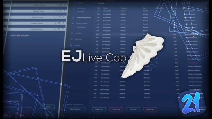 EJ Livecops: Episode 21- Yeezy 450 Cloud White | 3 PAIRS SECURED WITH DASHE