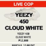 🔴LIVE COP!!! YEEZY 450 CLOUD WHITE | NEW SILHOUETTE