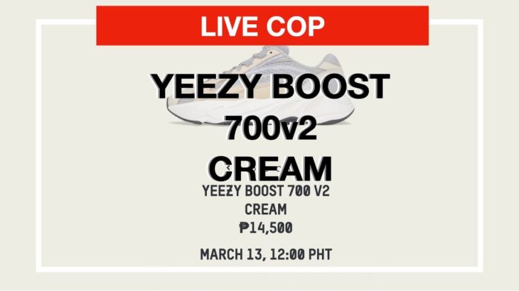 🔴LIVE COP!!! YEEZY BOOST 700v2 CREAM | BEEN A WHILE SINCE WE SAW A 700v2
