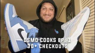 Osmo Cooks Ep 1. Jordan 1 UNC + Yeezy 700 Cream LIVE COP!! 30+ Checkouts !!!