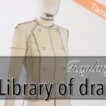 【The Library of Draping】Raglan jacket, Tamotsu Kondo’s draping archive, ラグランジャケット