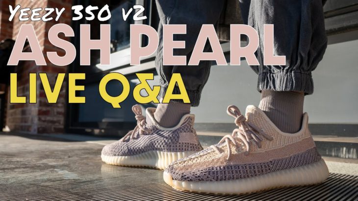 YEEZY 350 ASH PEARL LIVE UNBOXING and Q&A