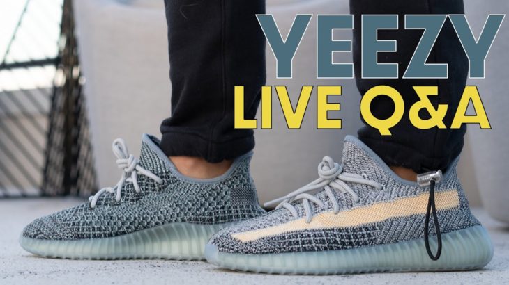 YEEZY 350 v2 ASH BLUE LIVE UNBOXING and Q&A PRE-SHOW; YEEZY 450 and JORDAN 1 UNC HYPE!
