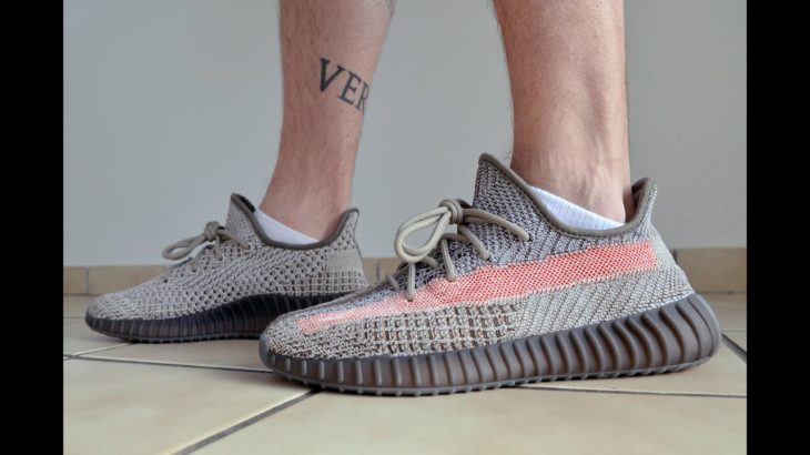 Yeezy 350 V2 Ash Stone on Feet Review