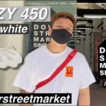 Yeezy 450 Cloud white @ Dover Street Market …..I took a L