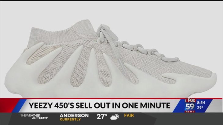Yeezy 450s sell out in one minute