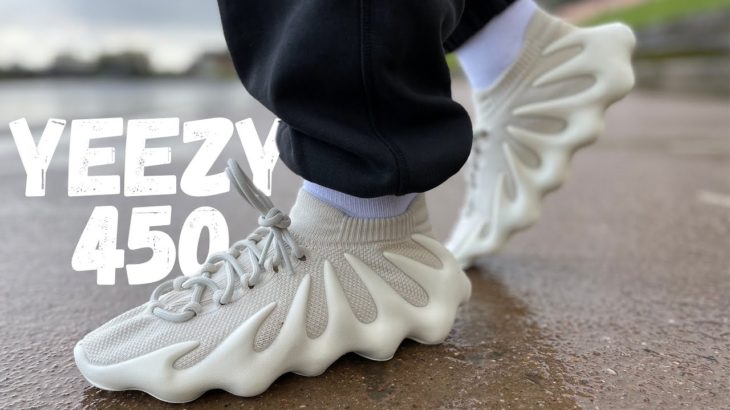 You’ve Got To See These (INSANE)! YEEZY 450 Cloud White Review & On Foot
