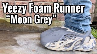 adidas Yeezy Foam Runner “Moon Grey” Review & On Feet