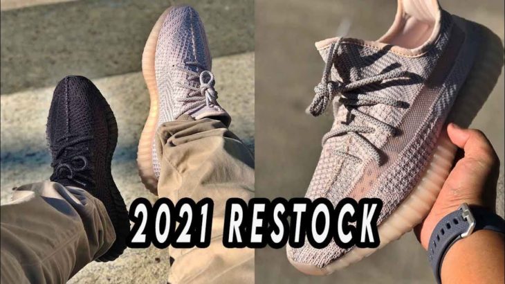 Adidas YEEZY 350 2021 REFLECTIVE RESTOCK / BLACK STATIC VS SYNTH