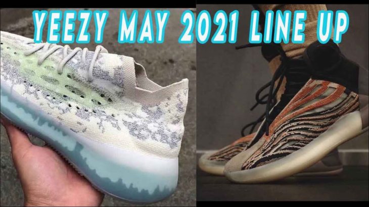 Adidas YEEZY MAY 2021 RELEASE LINE UP: YEEZY 500 ENFLAME AND YEEZY 380 ALIEN BLUE