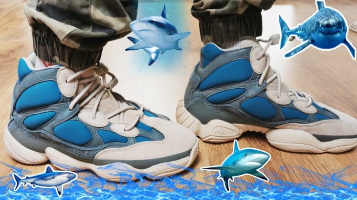 Adidas Yeezy​ 500 High FROSTED BLUE / Unbox​ &​ ON​ FEET​ / EP.136
