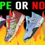 DOPE or NOPE Sneaker Releases: Jordan 4 University Blue, Yeezy Slides,  Jordan 7 Flint, AND MORE!