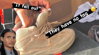 HE TRIED TO SELL ME FAKE YEEZYS