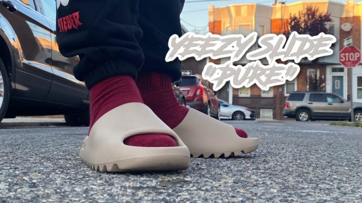 HONEST REVIEW OF THE YEEZY SLIDE “PURE”!!! ADIDAS X YEEZY “PURE” REVIEW & ON FOOT IN 4K!