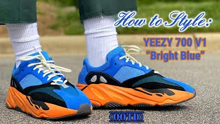 HOW TO STYLE/OUTFIT IDEAS FOR YEEZY 700 V1 “BRIGHT BLUE” !! (BIRTHDAY OUTFIT) BEST DRIP ON YOUTUBE🔥
