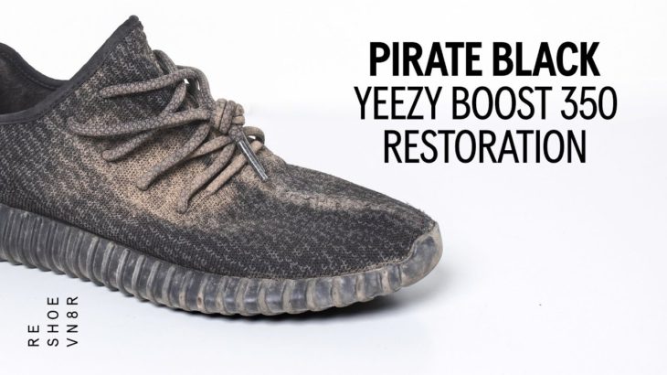 Pirate Black Yeezy 350 Restoration with Vick Almighty