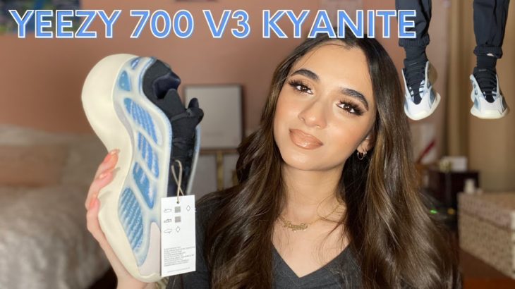 Unboxing the Yeezy 700 V3 Kyanite & On Feet | Angele Jelly Altieri