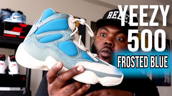 YEEZY 500 HIGH FROSTED BLUE! WHAT SHOE WOULD YOU COMPARE THIS TOO?!