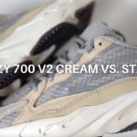 YEEZY 700 V2 CREAM VS. STATIC