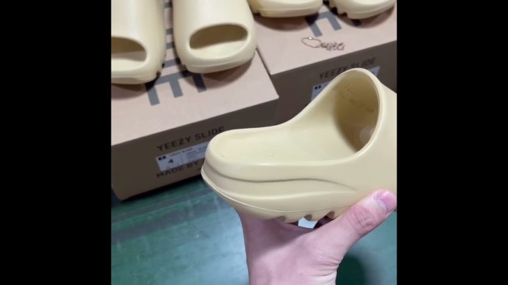 YEEZY SLIDE”Sand”沙色 椰子拖鞋 原厂新料米 采用原厂MD全套模具打造原标原墨 全套原楦头 同步公司货 全套私模最大可达47.5 #shorts