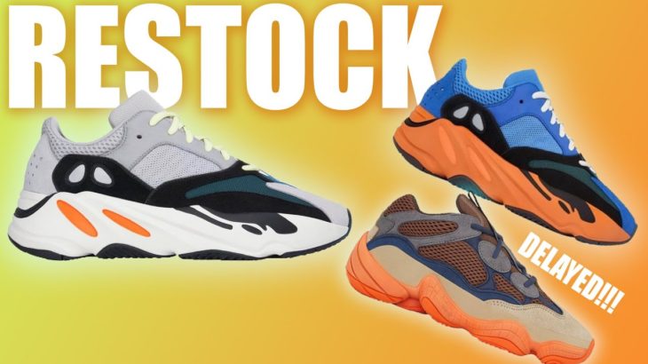 Yeezy 700 V1 Bright Blue New Release Date! Yeezy 500 Enflame Delayed! Yeezy 700 Wave Runner Restock!