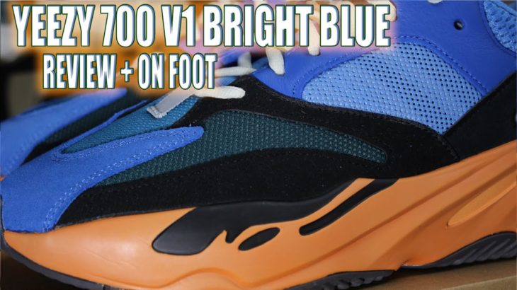 Yeezy 700 V1 Bright Blue Review + On Feet! Yeezy 700 V1 Enflame Amber coming soon!