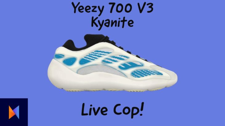 Yeezy 700 V3 Kyanite Live Cop!