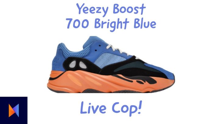 Yeezy Boost 700 Bright Blue Live Cop!