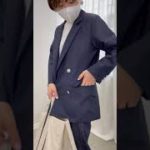 【公式】紺ブレザージャケットロング（シルバー替えボタン付き）| 147.jp 小さいサイズの洋服ブランド