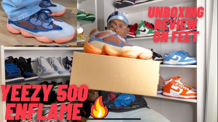 ADIDAS YEEZY 500 ENFLAME X UNBOXING X REVIEW X ON FEET LOOK.