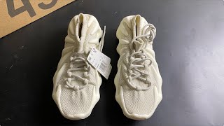 Adidas YEEZY 450 Cloud White Unboxing REVIEW