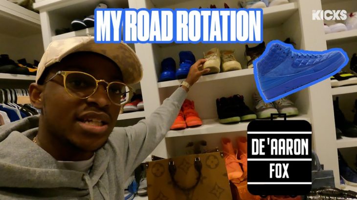DE’AARON FOX SHARES HIS FAVORITE AIR YEEZY AND HIS TRAVEL ROUTINE | MY ROAD ROTATION